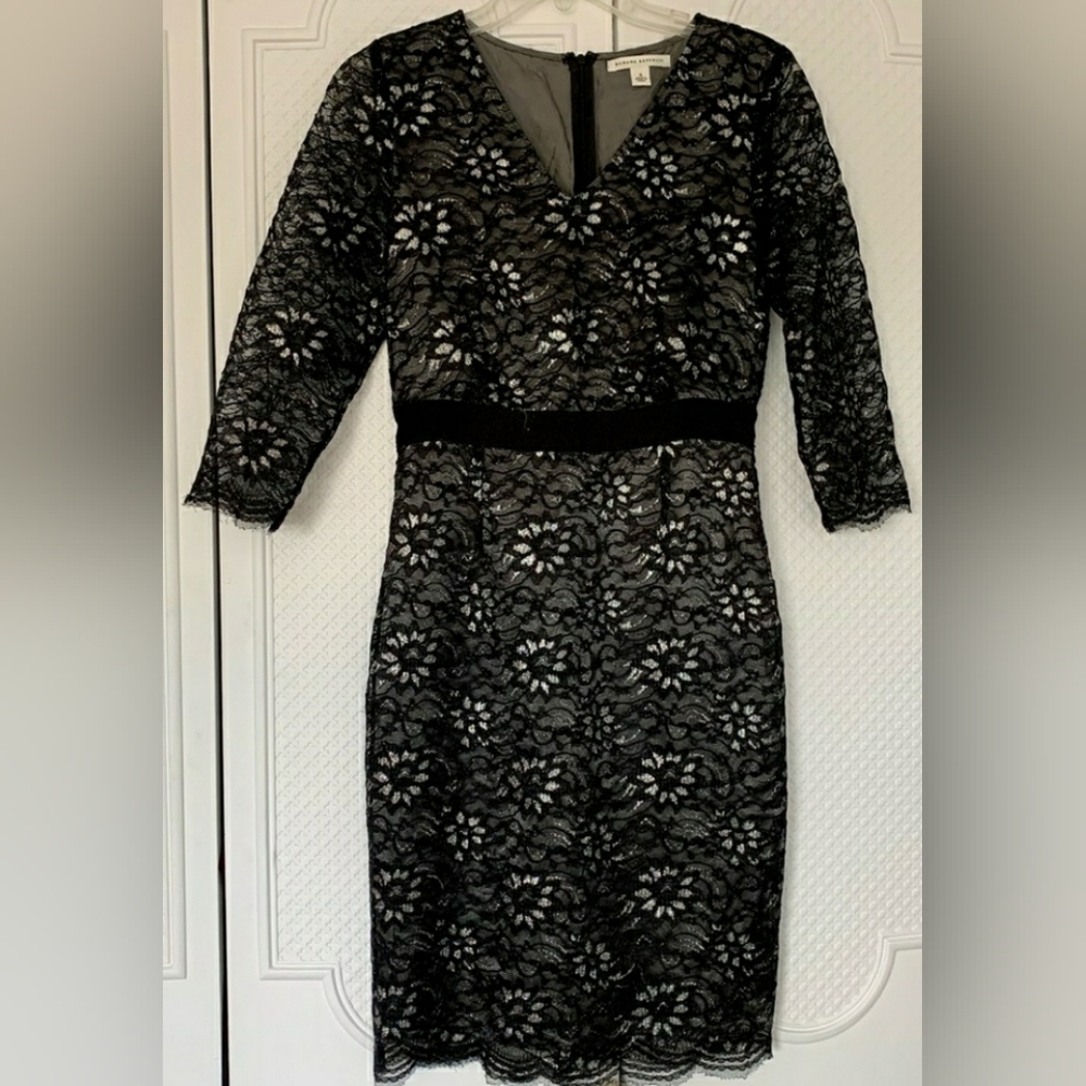 Banana Republic | Black Lace Shift Dress